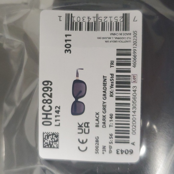 NEW Coach L1142 Signature Rectangle Sunglasses Choose one from 2 colors - Picture 3 of 12